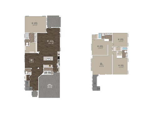 Cottages at the Realm The Victoria Floor Plan